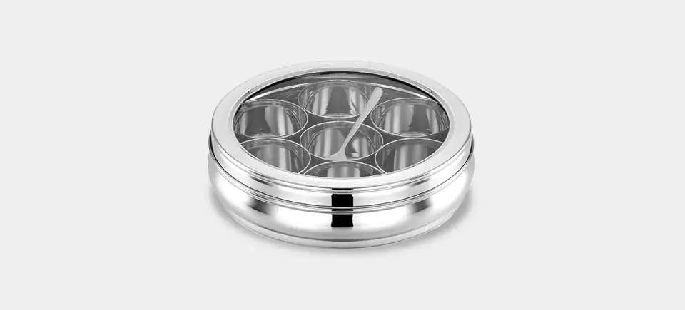 Deluxe Spice Box stainless steel