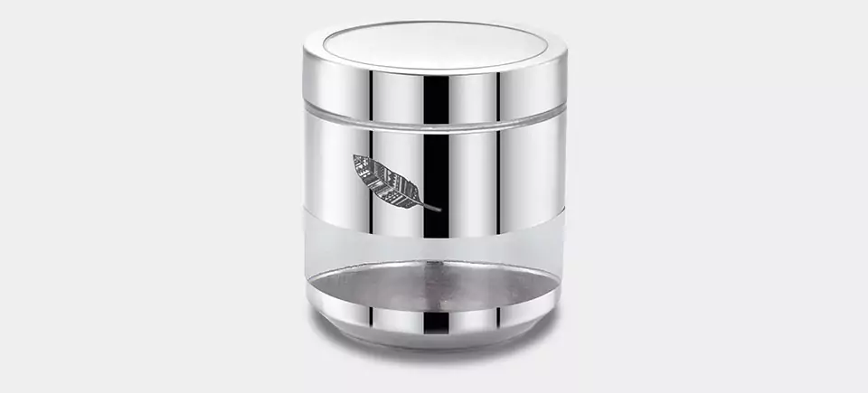 Milano Canister stainless steel
