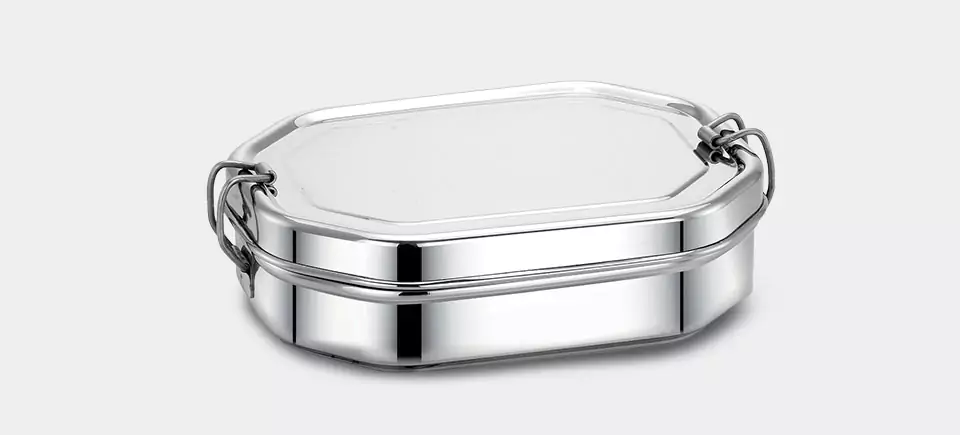 Octo small Lunch Box stainless steel