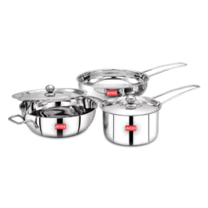 Avias elite stainless steel cookware set